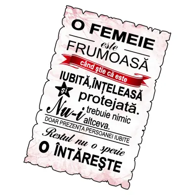 Mgs085-magnet frigider-o femeie estefrumoasa-